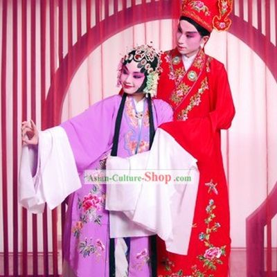 Beijing Opera Lover Couple Costumes Two Sets