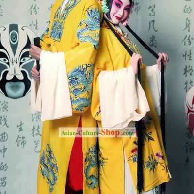 Beijing Opera Actor and Actress Costumes Two Complete Set