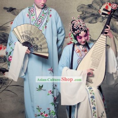 China Opera Dan and Sheng Costumes Two Complete Sets