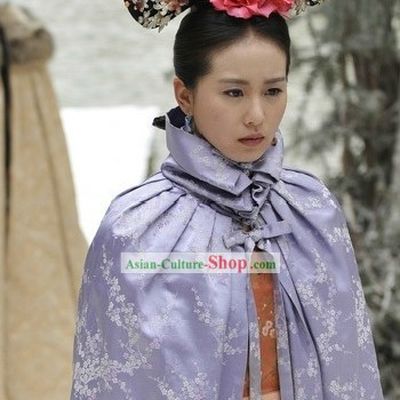 Qing Dynasty Princess Plum Blossom Cape for Women