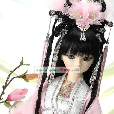 Ancient Chinese Romantic Princess Long Wig and Hair Accessories