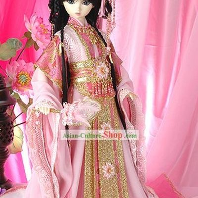 Ancient Imperial Princess Garment, Wig and Hair Accessories Complete Set