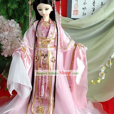 Ancient Palace Princess Clothing Hair Accessoreis and Wig Complete Set