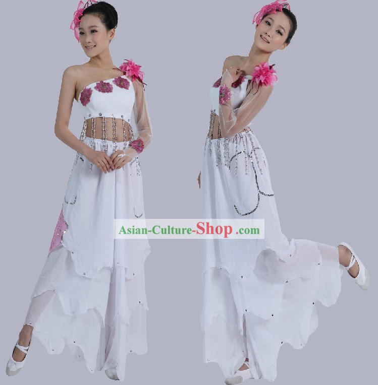 Chinese Classical Umbrella Dance Costume for Women