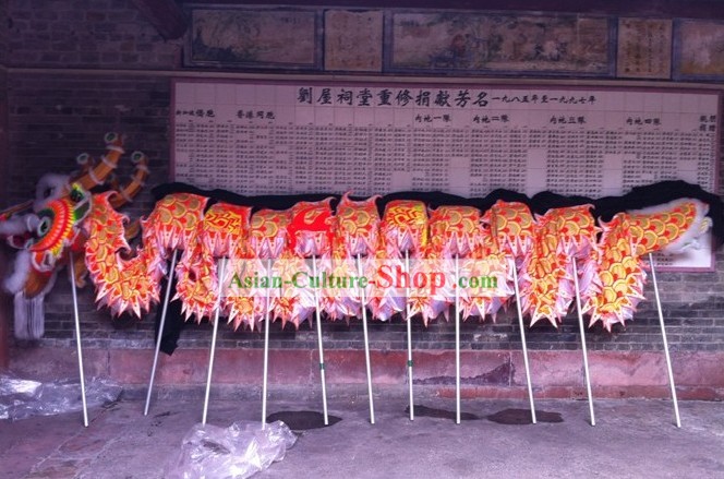 Chinese Classic Dragon Dancing Costume Complete Set