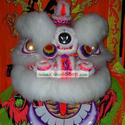 LED Eyes Supreme Hok San Lion Dance Costumes Complete Set