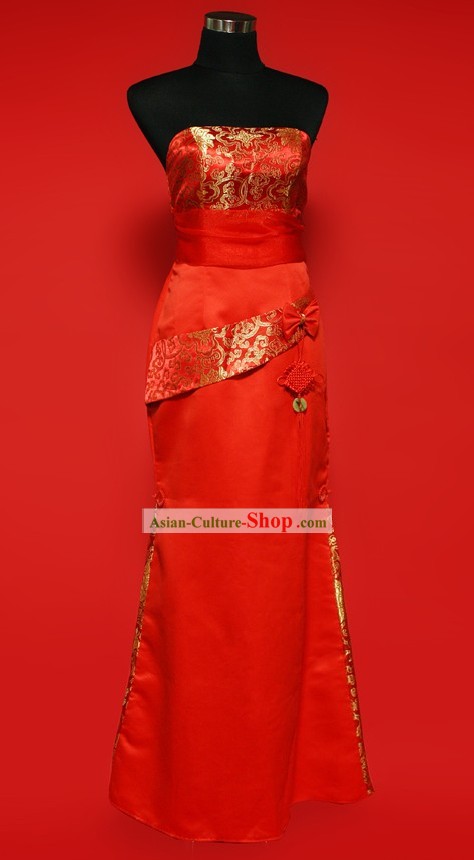 Sexy Chinese Wedding Dress for Women