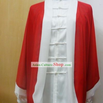White Kung Fu Cape for Women
