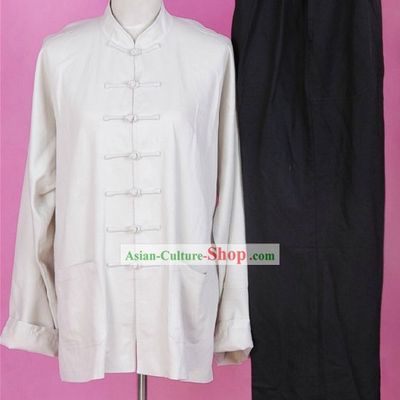 Bruce Lee Style Chinese Flax Martial Arts Costumes for Men