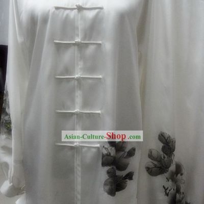 Oil Painting Martial Arts Tai Chi Costumes for Men and Women