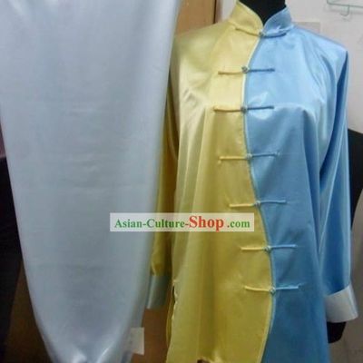 Chinese Classic Silk Tai Chi Costumes Complete Set for Men