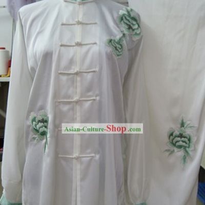 White Silk Martial Arts Clothing for Women