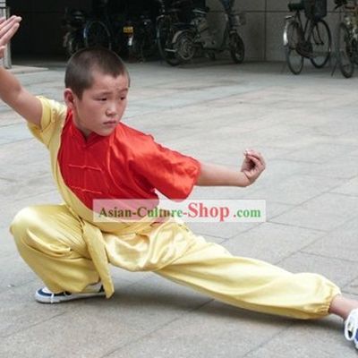 Silk Kung Fu Competition Uniforms for Children