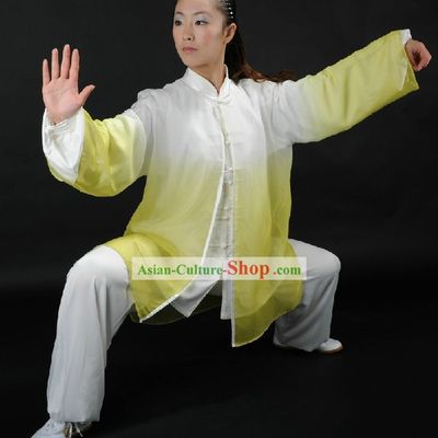 Color Transition Tai Chi Competition Uniform for Men or Women