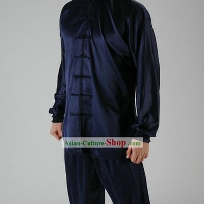 Traditional Chinese Kung Fu Silk Suit for Men