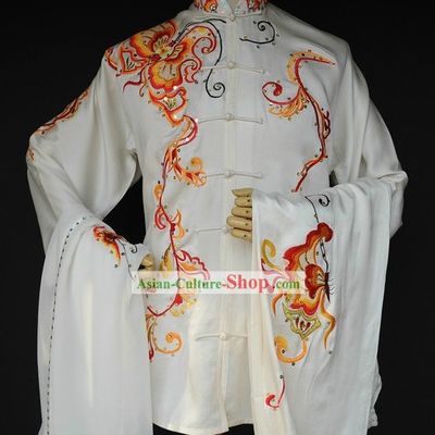 Supreme Chinese Martial Arts Silk Competiton Uniform for Men or Women