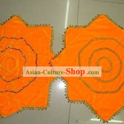 Traditional Chinese Orange Dance Handkerchief