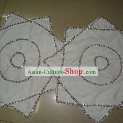 Traditional Chinese White Dance Handkerchief