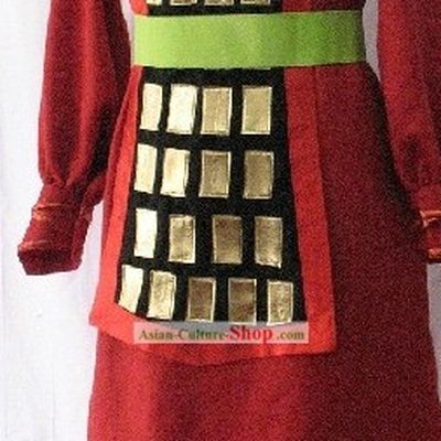 Ancient Chinese Solider Armor Costume Complete Set