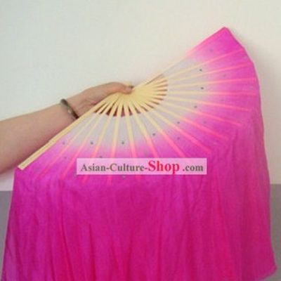 Chinese Rose Classic Silk Dance Fan