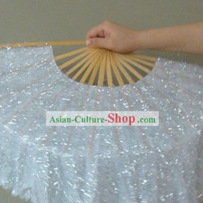 Chinese Classic Shinning Silver Dancing Fan