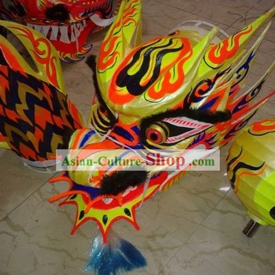 Top Competition and Parade Luminous Dragon Dance Costume Complete Set