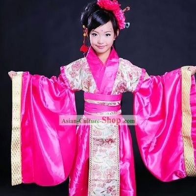 Ancient Chinese Tang Dynasty Princess Costumes for Kids