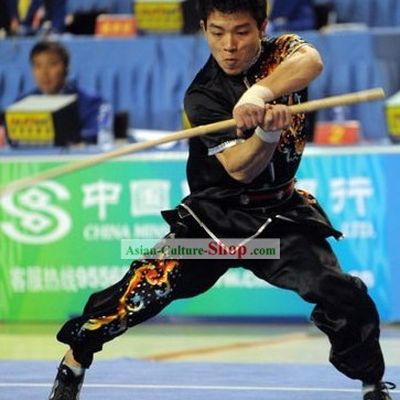 Chinese Silk Tai Chi Competition Clothing for Men