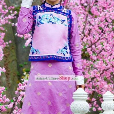 Ancient Chinese Qing Dynasty Princess Costumes, Wig and Headpieces