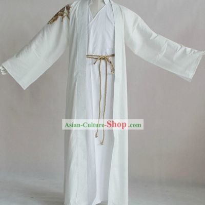Ancient Chinese Swordsman Dragon Robe