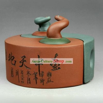 Chinese Classic Zisha Taiji Teapot
