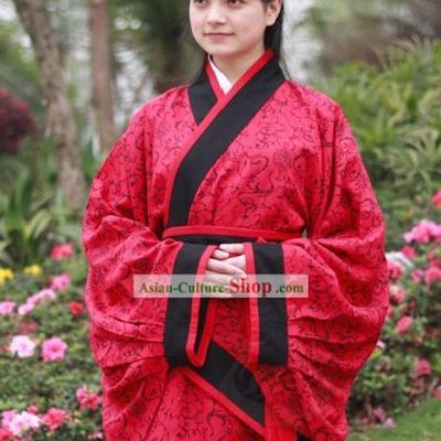 Ancient Red Wedding Dress for Women