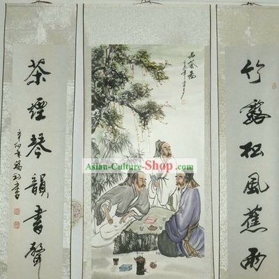 Chinese Classic Tea Painting - Liu Xueduo