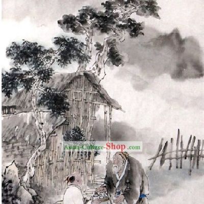 Chinese Classic Tea Painting - Tang Ming