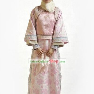 Qing Dynasty Palace Lady Clothes and Hair Accessories