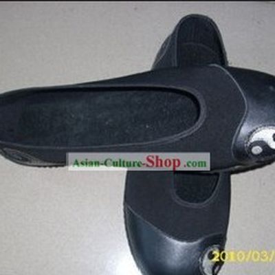 Traditional Chinese Black Taoist Tai Chi Cloud Shoes