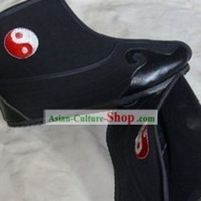 Traditional Chinese Black Taoist Tai Chi Cloud Boots
