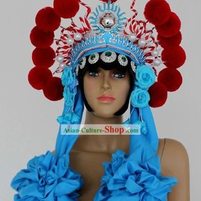 Ancient Chinese Peking Opera Helmet for Women