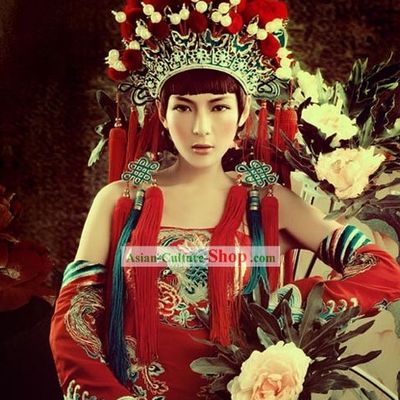 Beijing Opera Phoenix Helmet for Women