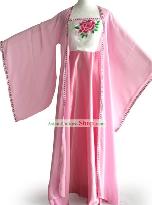 Ancient Tang Dynasty Pink Lady Costumes