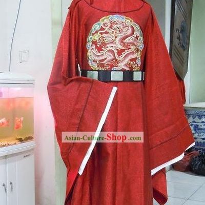 Song Dynasty Emperor Clothing and Hat for Men
