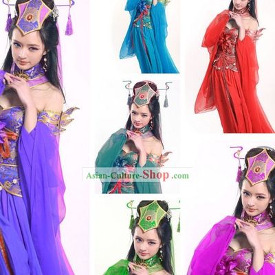 Ancient Chinese Fairy Dance Costumes for Women