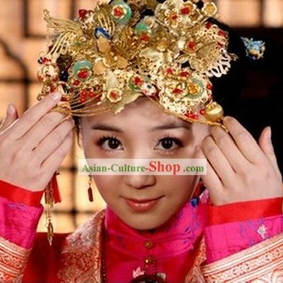 Ancient Chinese Wedding Phoenix Coronet for Brides