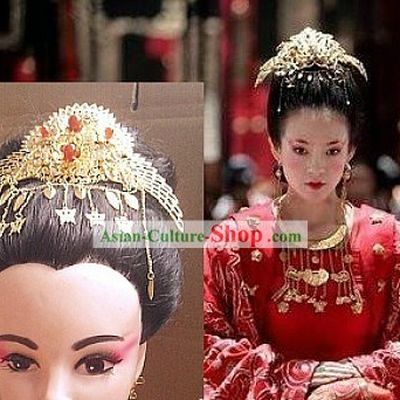 Ancient Chinese Empress Wedding Phoenix Hair Accessories for Brides