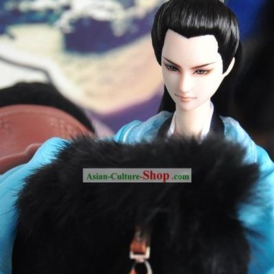 Ancient Chinese Prince Crown and Wig