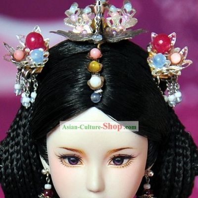 Ancient Chinese Queen Hair Accessories and Wig