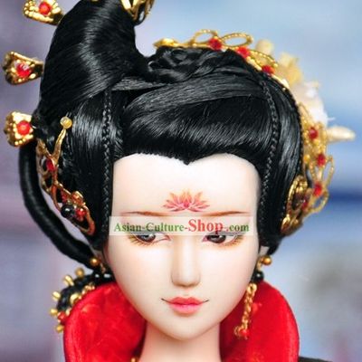 Ancient Chinese Palace Queen Hair Accessories and Wig