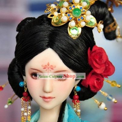 Ancient Chinese Palace Queen Hair Accessories and Wig