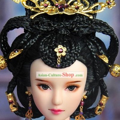 Ancient Chinese Empress Hair Accessories and Wig