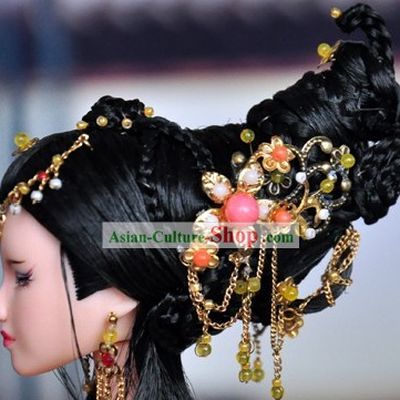 Ancient Chinese Queen Hair Accessories and Wig for Women